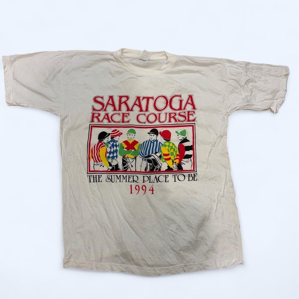 Vintage 1994 Saratoga Race Course Graphic T-Shirt